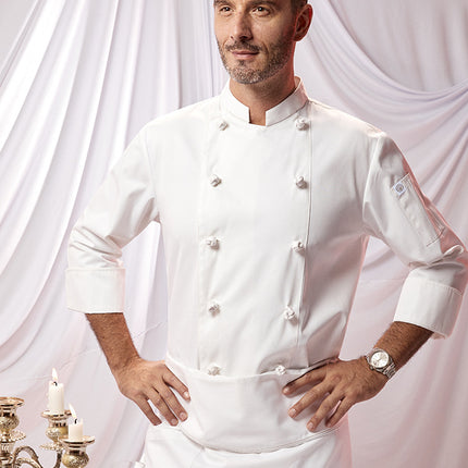 Zhenyao Hotel Chef Uniform Long-Sleeve Chef Workwear Men's Autumn and Winter Outfit Restaurant Kitchen Breathable Moisture-Wicking Workwear