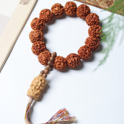 Monkey Head Natural King Kong Star Moon Cook DIY Accessories Men's and Women's Pan Wen Play Hand-held Chain Buddhist Bead String