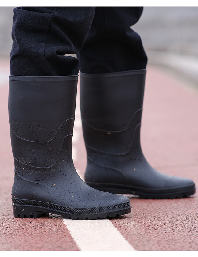 Fishing Shoes Waterproof Non-slip Bottom Wear-resistant Car Washing Work Rubber Shoes Construction Site Labor Protection Wind-proof Boots Tracing Shoes
