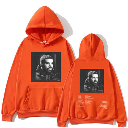 [Cross-Border Code] Rapper Drake Scorpion Music Album Print Hoodie