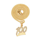 100 Cent Pendant +3mm Cuban Chain