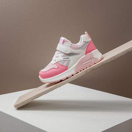 Boys and Girls Mesh Sneakers 2025 Autum New Fashion Soft Sole Non-Slip Breathable Medium and Large Children's Versatile Dad Shoes
