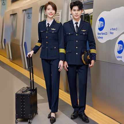Explosive Spring and Autumn Security Work Clothes Suit Real Estate Sales Department Concierge Suit New Security Property Image Post Uniform