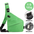 left shoulder-light green
