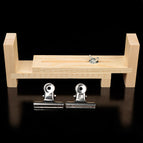 Three-legged solid wood woven frame (including clips)