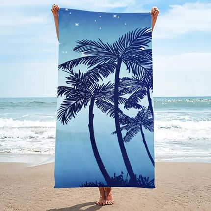 Cross-border Beach Towel Quick-drying Absorbent Beach Towel Microfiber Digital Printing Bath Towel Adult Amazon Plus