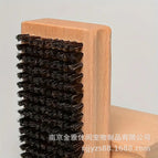Horsehair snowboard brush