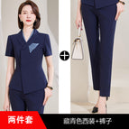 Two-Piece navy blue Suit Pants / S