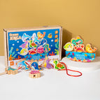 Ocean edition - 2-in-1 string & stacking game