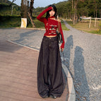 Dark blue trousers / XS