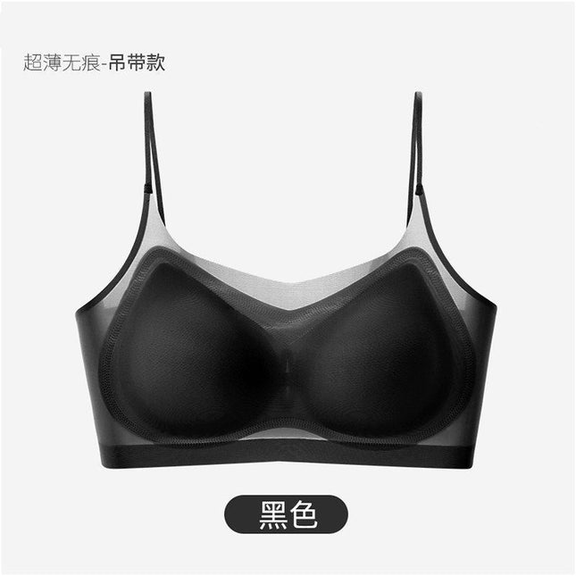 Summer Mesh Thin Non-marking Sling Underwear Women's Beautiful Back Breathable Push-up Anti-sagging plus size Bra for Women