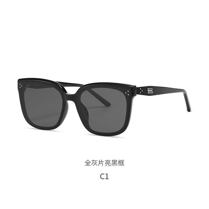 Dear Sunglasses 9097 Ou Ming New Women's Nylon High-End Fashion Large Frame Driving Men's Anti-Uv Sunglasses