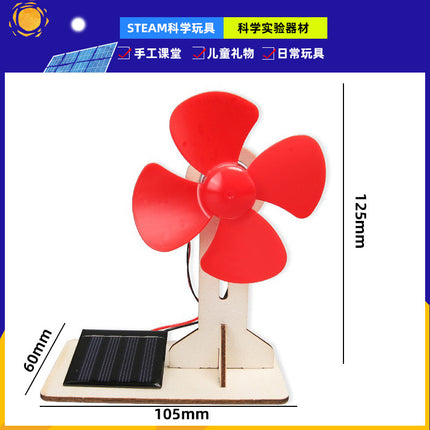Children's science and technology diy handmade small solar series solar toy car physical model scientific experiment