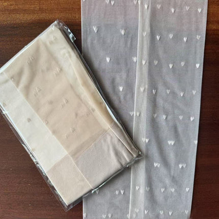 White Sheer Stockings for Women, Thin Anti-Snag Durable Black Stockings, Summer 0D Pantyhose, Bare-Leg Effect, Pineapple Socks