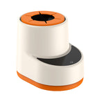 Orange single shaker breast pump