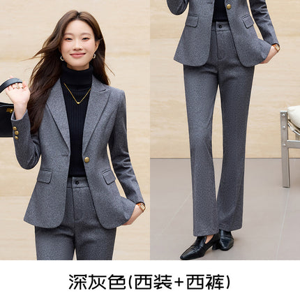 Cross-border variety of gold velvet suit suit women's professional coat top work clothes autumn and winter casual short small suit