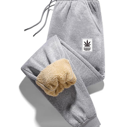 2025 New Winter Velvet Thickeneded Slim Fit Leggings Sweatpants Cashmere Elastic Casual Sports Pants