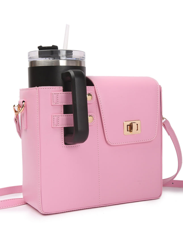 Outdoor Portable Universal Large Thermos Beverage Bottle Storage Bag Shoulder Thermos Case Crossbody Cup Bag