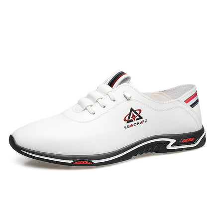 Men's Shoes All-match Casual Shoes 2025 New Hot Style Board Shoes Men's White Shoes Slip-on Lightweight Non-slip Soft Sole