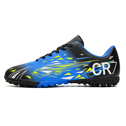 Cross-Border Cr7 Football Shoes Tf Broken Spikes Artificial Turf Ag Spike Leather Football Shoes for Men, Women, Kidsren, Teenagers and Students Training Shoes