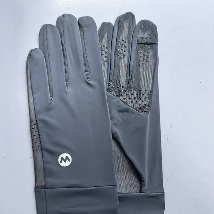 Sunscreen Gloves UV-resistant Driving Driver's Special Finger Sunshade Ice Silk Thin Cycling Electric Vehicle Breathable