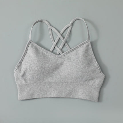 2022INS new European and American cross-border seamless yoga clothing women's sports fitness short sleeve high waist hip pants suit