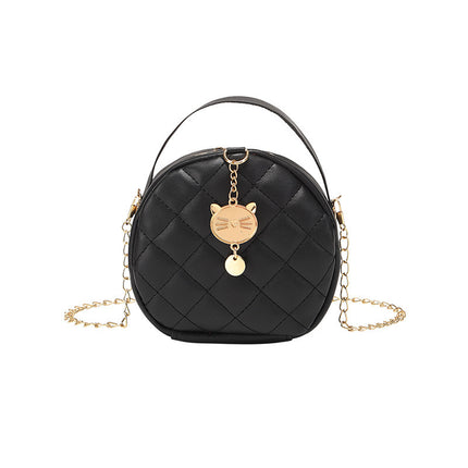 2023 Spring New Women's Bag Fashion Mini Small Bag Women's Chain Bag Shoulder Messenger Small Round Bag