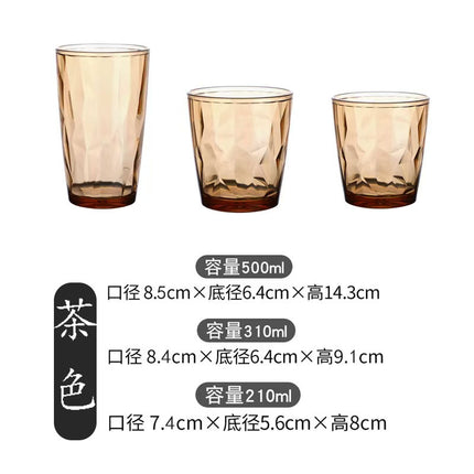 Acrylic Pc Colorful Water Cup, Juice Cup, Drink Cup, Heat-Resistant Restaurant Tea Cup, Mouthwash Cup, Plastic Beer Cup