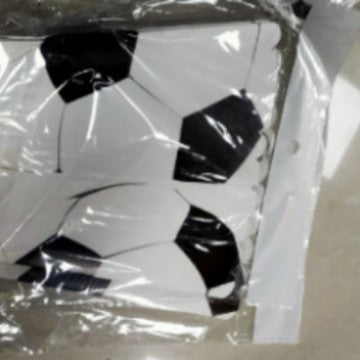 Cross-border White Baseball Sports Theme Birthday Party Supplies Decorative Paper Plate Paper Towel Tablecloth Disposable Tableware suit
