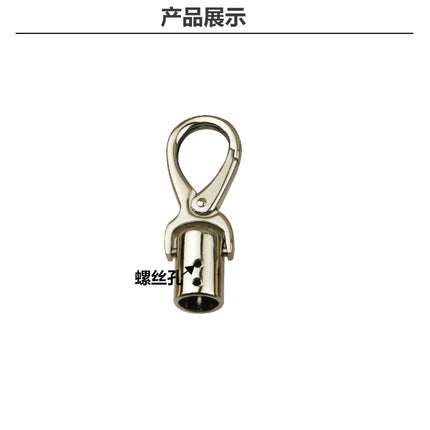 Spot Metal Screw Hanging Clock Hook Buckle Bag Shoulder Strap Handbag Leather Bag Hook Buckle Hardware Accessories Hand-hold Fixed Dog Buckle