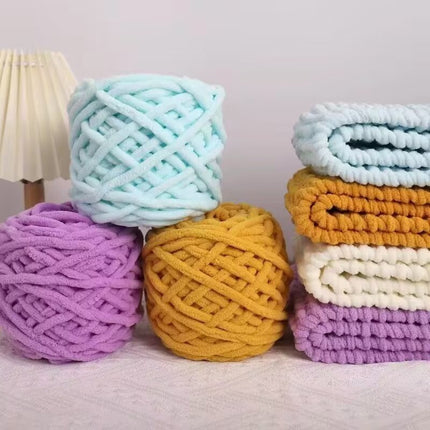 Ice thread single strand coarse wool thread stick knitting blanket slippers thread scarf hat scarf thread factory wholesale