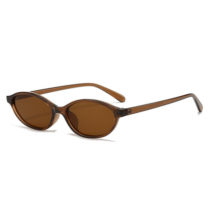 Kufang new retro oval frame small frame sunglasses cross-border tide sunshade glasses fashion travel sunglasses