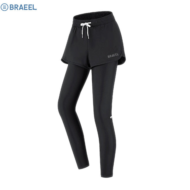 Korean New Women's Quick-Dry Sports Shorts, Anti-Exposure Split Swimsuit Bottoms, Swimwear for Both Dry and Wet Use, Beach Shorts for Swimming