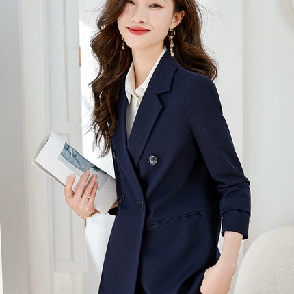 High-end suit suit women's spring and autumn new jewelry hotel front desk work clothes temperament professional formal suit jacket