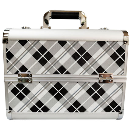 2023 new spot wholesale casual cosmetic case pvc manicure case two-layer large capacity portable cosmetic case
