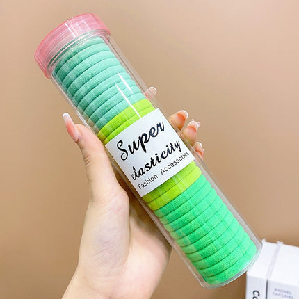 20 canned hair bands new rubber band female tie towel ring thick high elastic hair rope simple hair rope