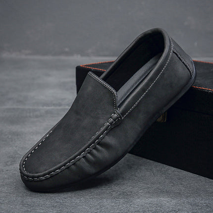 Men's Shoes Doudou Shoes 2024 Summer New Low-Top Breathable Trendy Fashion Slip-On Casual Men's Shoes Lazy Shoes