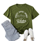 Army green (white font) / S