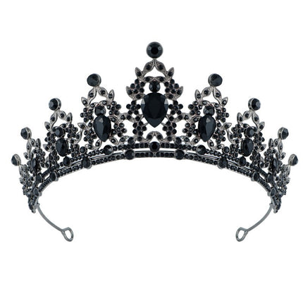 European and American Fashion Birthday Crystal Crown Tiara Decoration Girl Party Photo Internet Celebrity Atmosphere Props Scene Layout