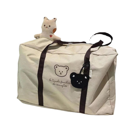 New Cartoon Animal Head Printed Kindergarten Bedding Large Storage Bag Children's Portable Fit Bag