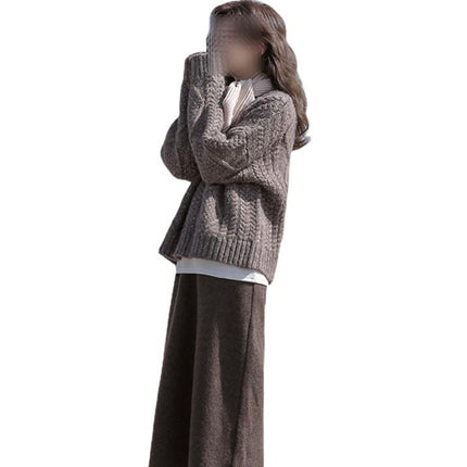 In the spring and autumn of 2023, the new salt line is worn with the suit for women's small height and age reduction.