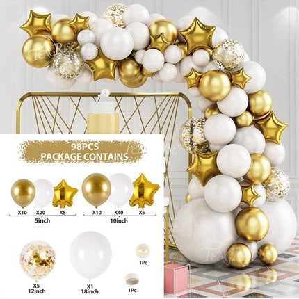 Cross-border Amazon Balloon Chain Arch suit New Birthday Decoration Wedding Room Wedding Balloon Scene Decoration Wholesale