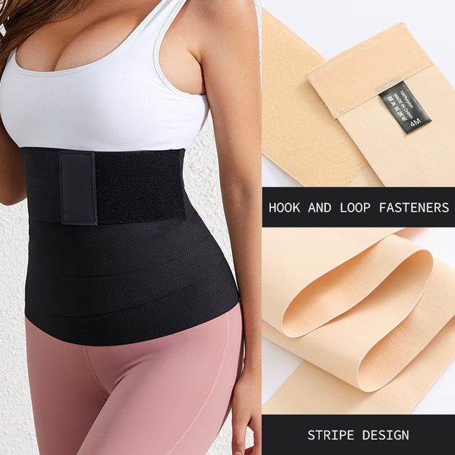 Belt for Women, Waist Corset, Belly Reduction, Belly Wrap, Belly Belt, Velcro Waist Trainer, Elastic Restraint Girdle