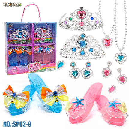Weiqi Fairy Tales Children's Play House Cute Girls Exquisite Accessories Various DIY Princess Dress up Mobile Phone Toy Box