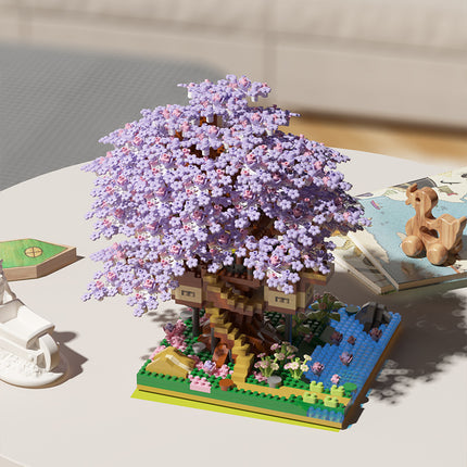 Cherry Blossom Tree Jihui M2109 Building Blocks Assembled Children's Toys Educational Boys and Girls Valentine's Day Gift Cross-border