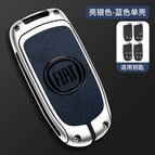 Silver single shell blue