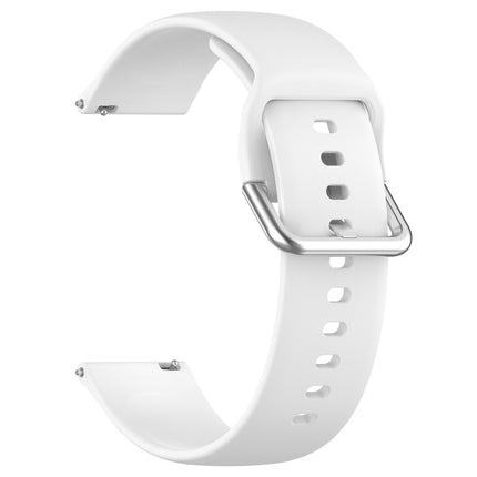 Suitable for Xplora X6 Play Children's Watch Silicone Strap Sports Wristband 20mm Silver Buckle