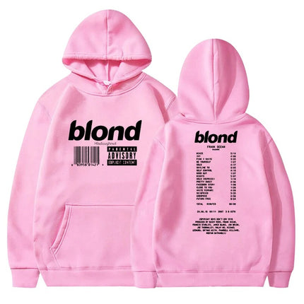 Blonde Frank Oceans Hoodie Top Text Long Sleeve Sweatshirt a