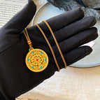 932 compass necklace [coffee chain]