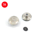 7#Stainless steel environmentally friendly buckles (default screws can be equipped with aluminum nails)
